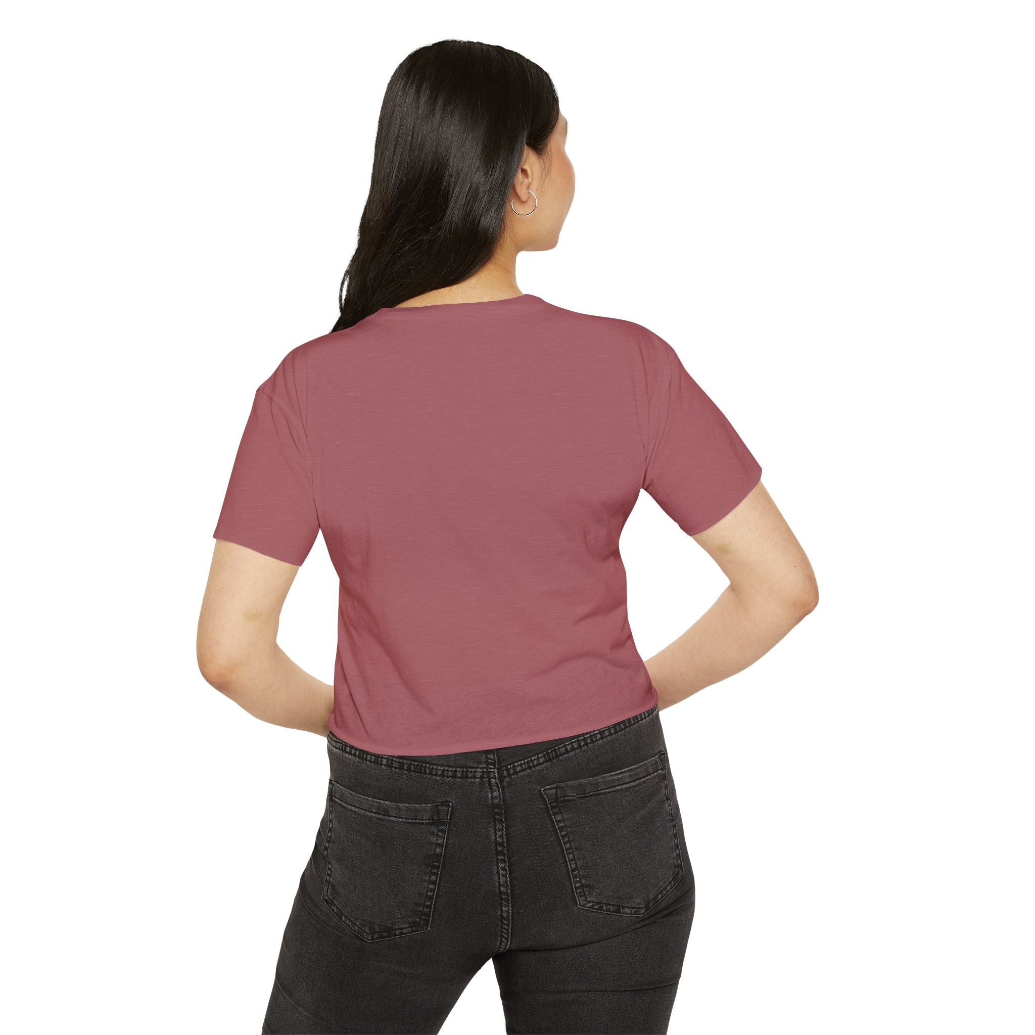 Women’s Crop Top — Retro Desert Sunset Cactus Festival Tee