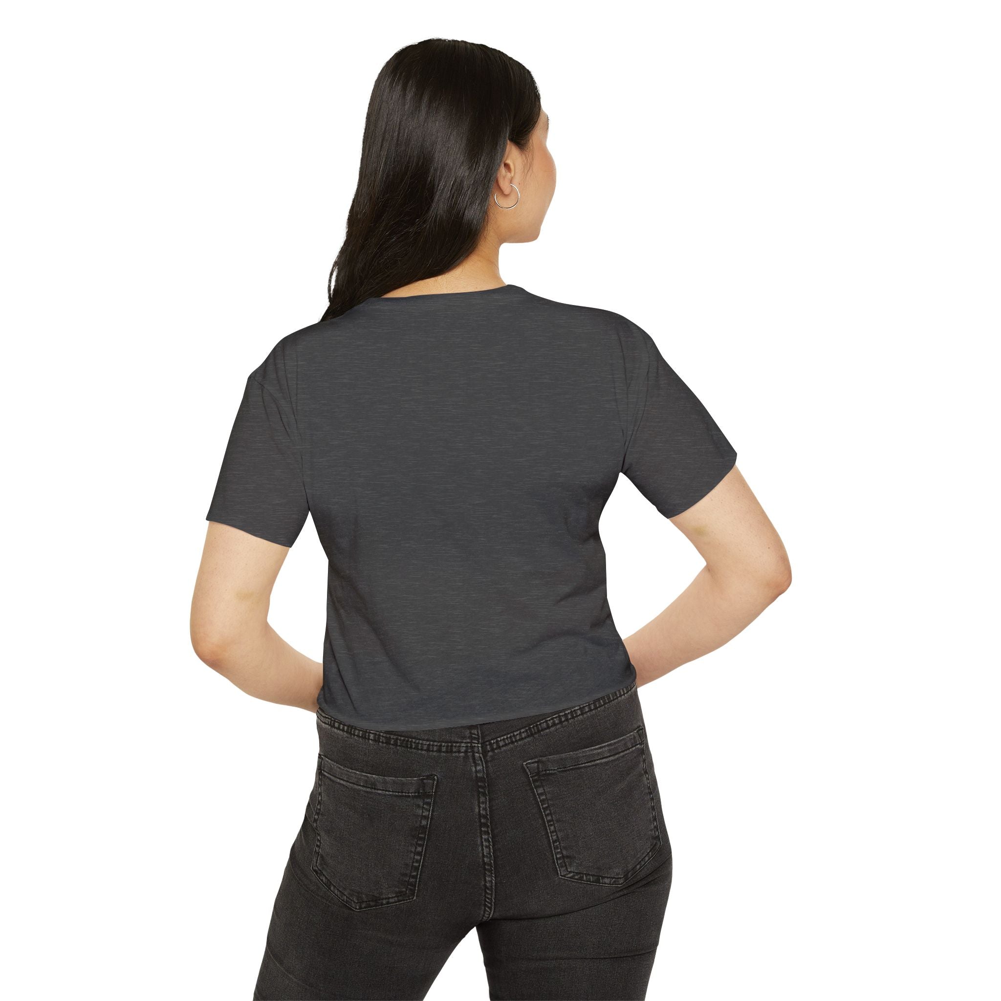 Women’s Crop Top — Retro Desert Sunset Cactus Festival Tee