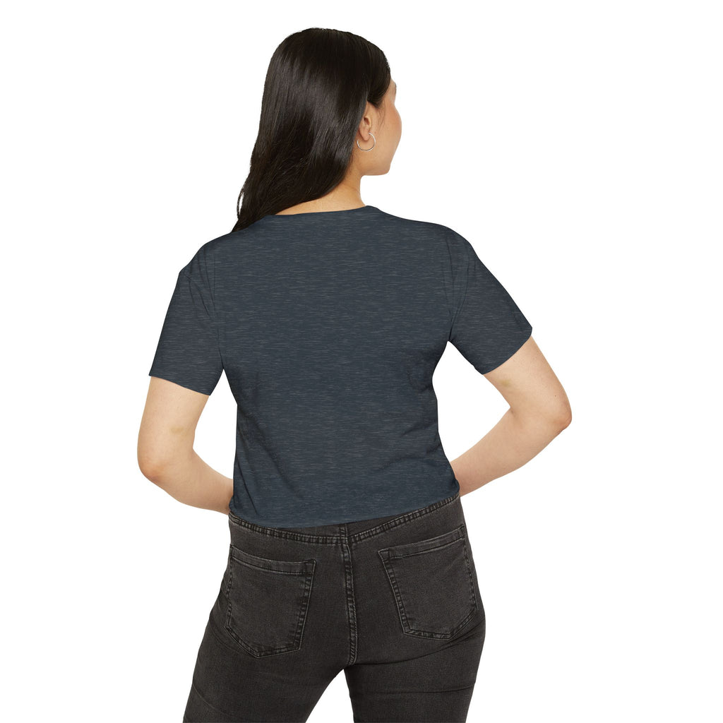 Women’s Crop Top — Retro Desert Sunset Cactus Festival Tee