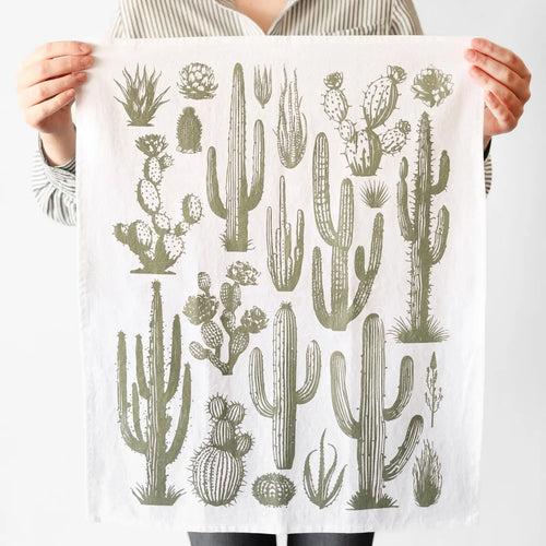 Cactus Tea Towel