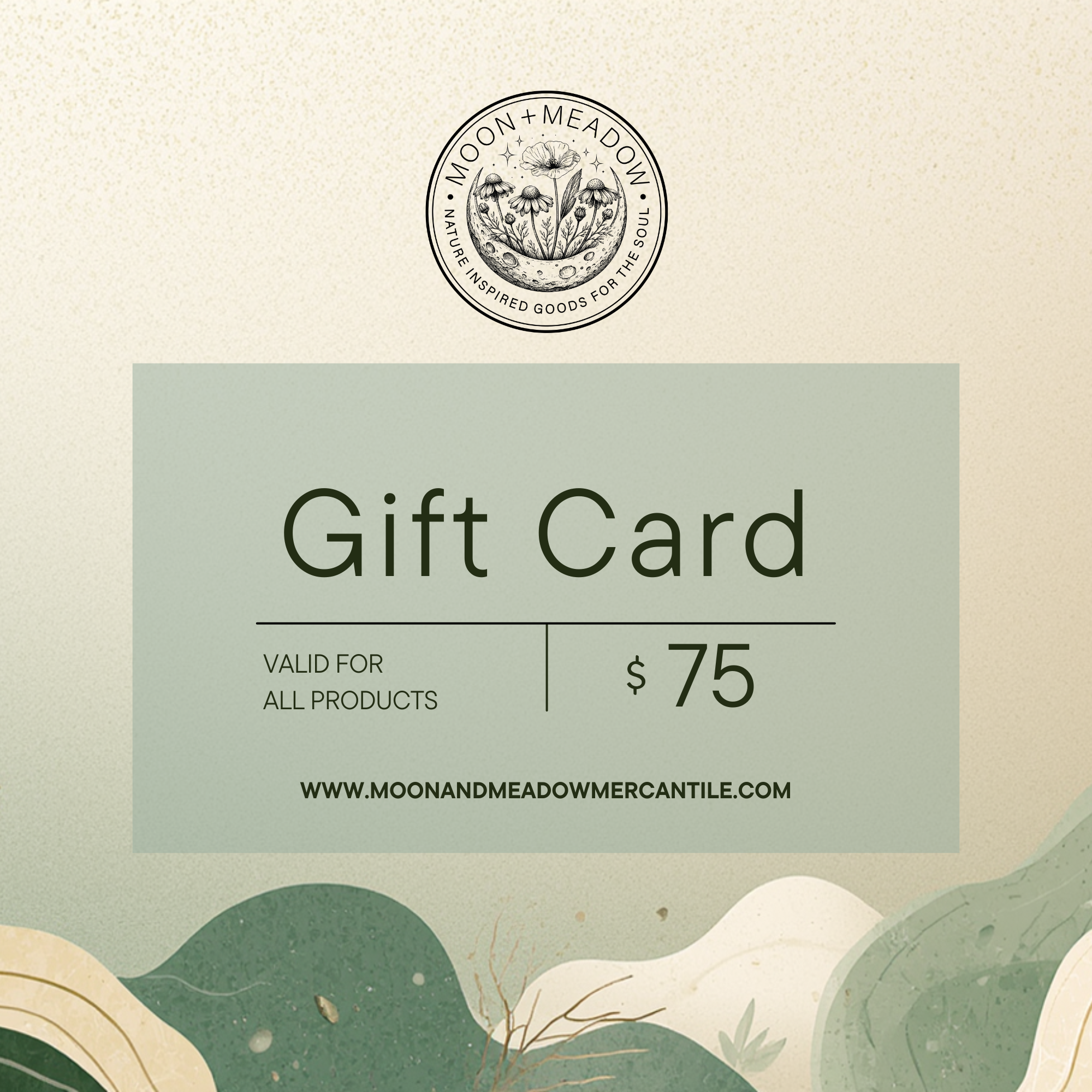 Moon + Meadow Gift Card
