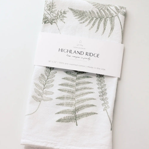 Fern Leaf Tea Towel