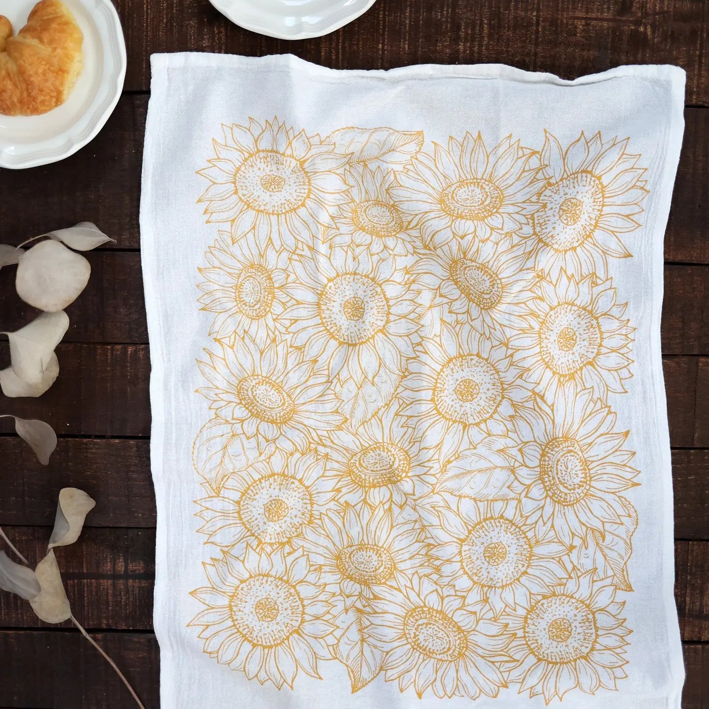 Sunflower Tea Towel